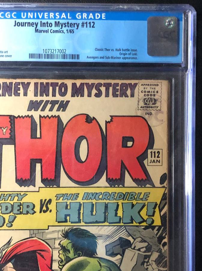 Journey Into Mystery#112(1965) CGC 6.0