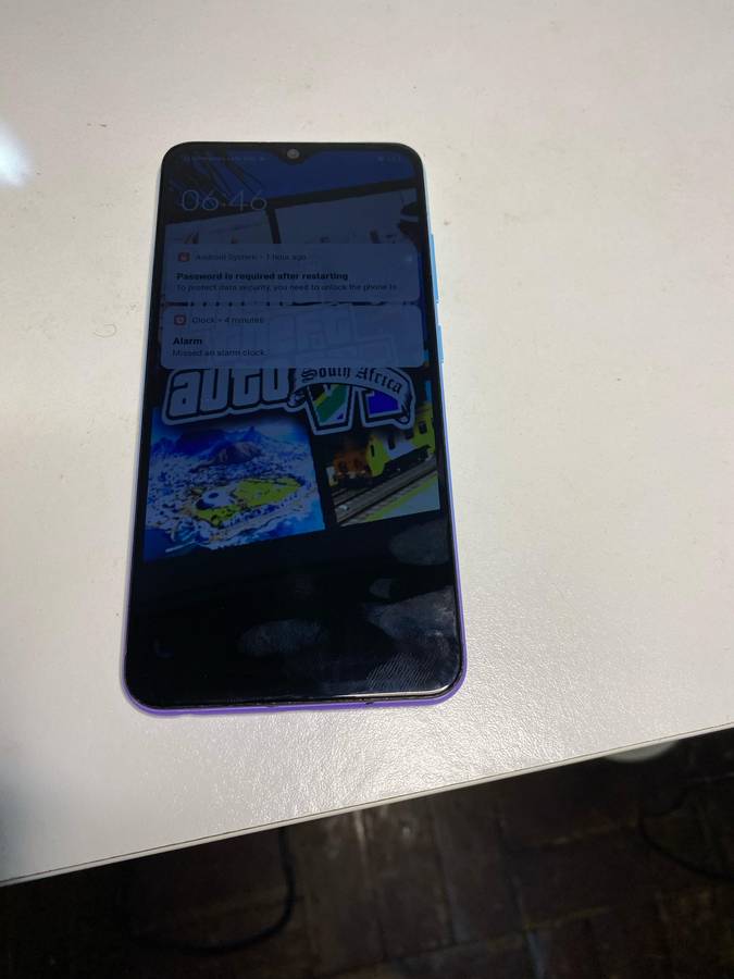 Vivo Y1S (Aurora Blue, 32GB, 2GB RAM)  Second Hand