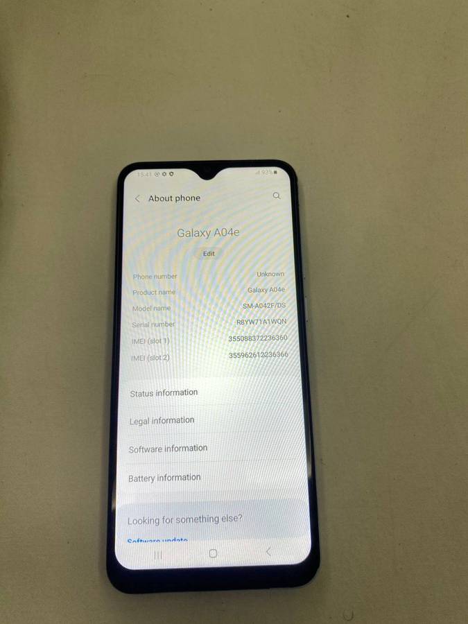Samsung Galaxy A04e  Dual SIM  64GB  Good Condition + Free Protective Case