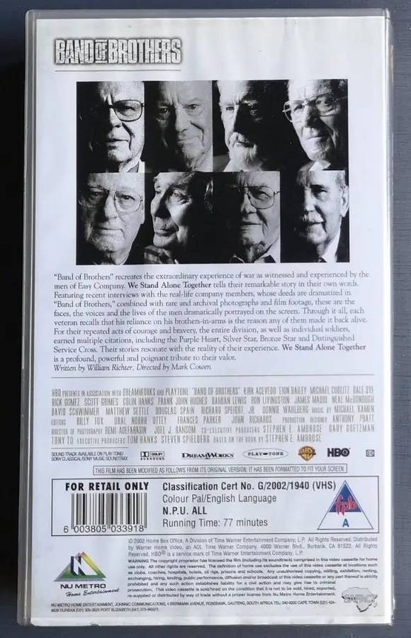 Band of Brothers Cassette Six (VHS)
