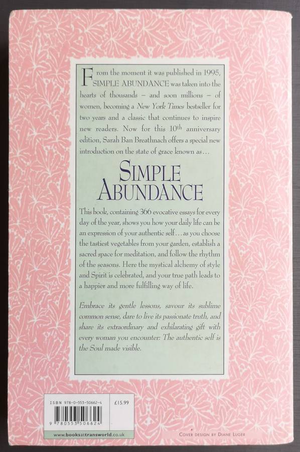 Simple Abundance: A Daybook of Comfort and Joy