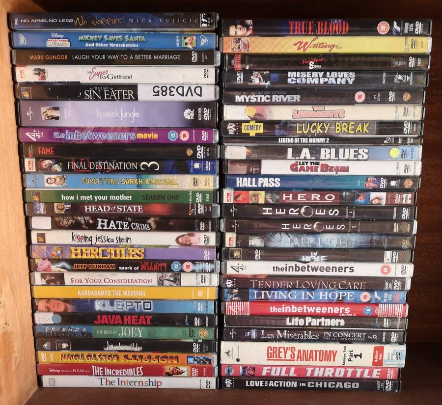 Movie Bundle: 50 DVD's | Used Condition, Sold As-Is (A)