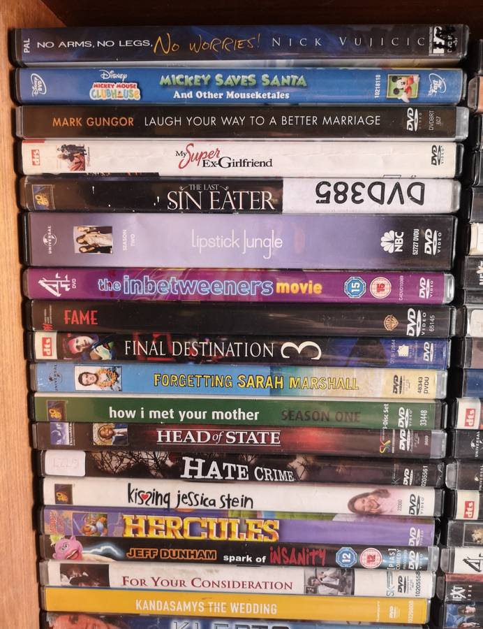 Movie Bundle: 50 DVD's | Used Condition, Sold As-Is (A)