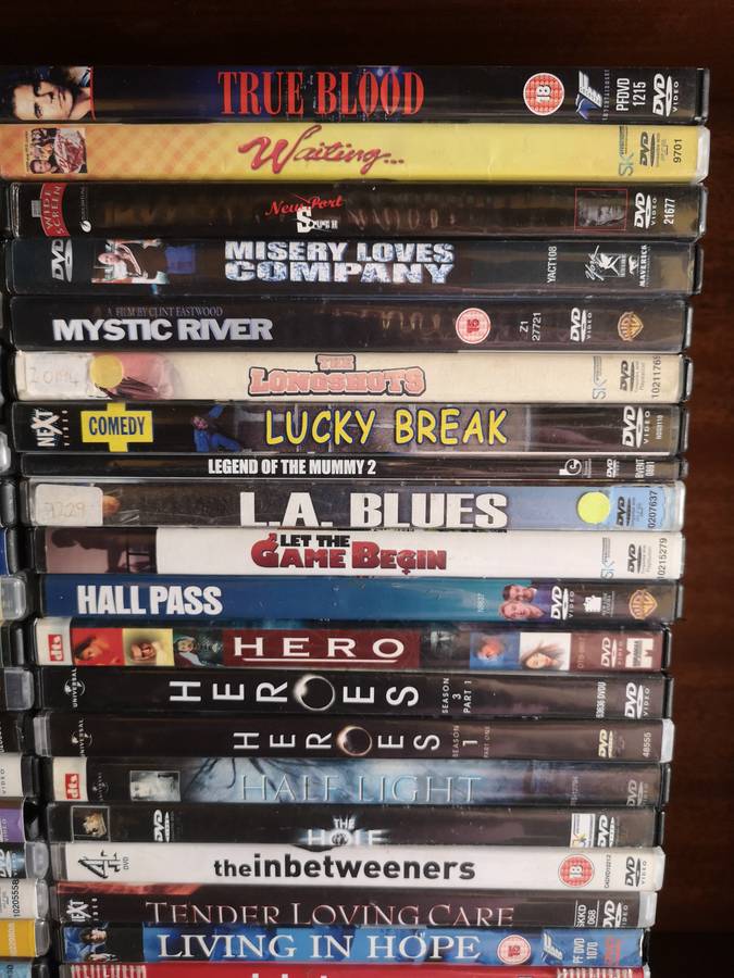 Movie Bundle: 50 DVD's | Used Condition, Sold As-Is (A)