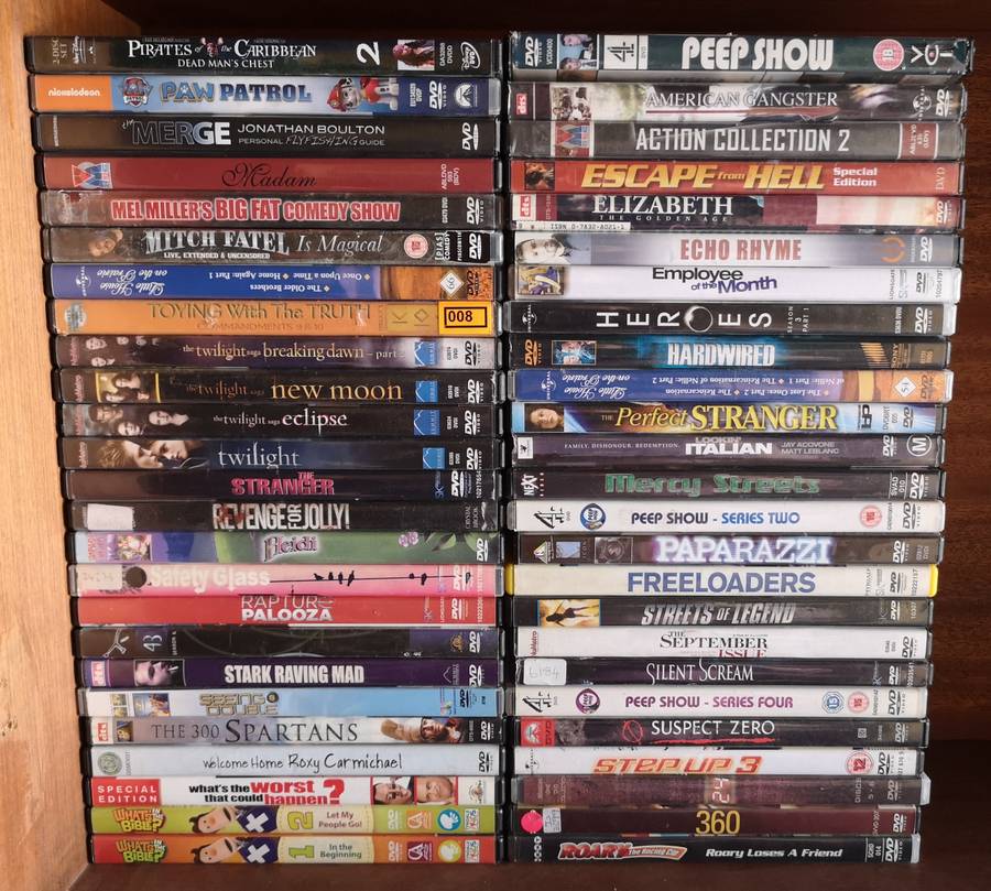 Movie Bundle: 50 DVD's | Used Condition, Sold As-Is (C)