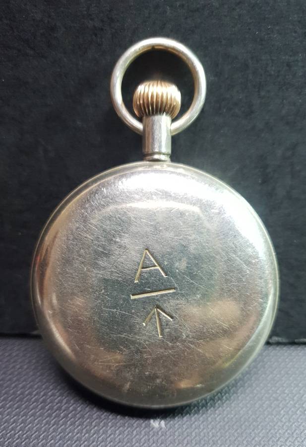 Rare Electa 30 Hour Non Luminous Mark V - World War I British Army RFC Pilots official Pocket watch