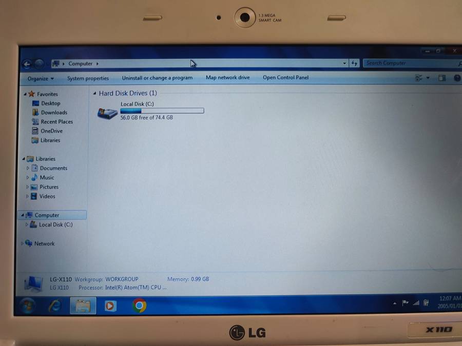 LG X110 Netbook (1.6 Ghz Intel Atom)