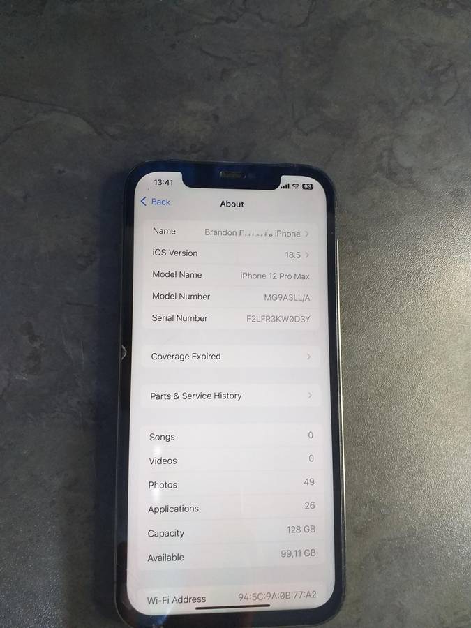 Iphone 12 pro max