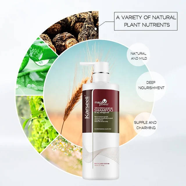 Karseell Maca Essence Repair Sulfate Free Shampoo & Conditioner  500ml