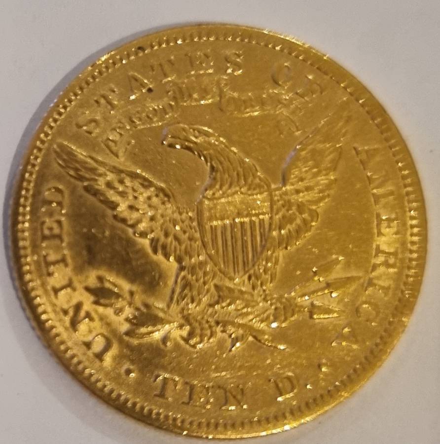GOLD LIBERTY HEAD 1880 10