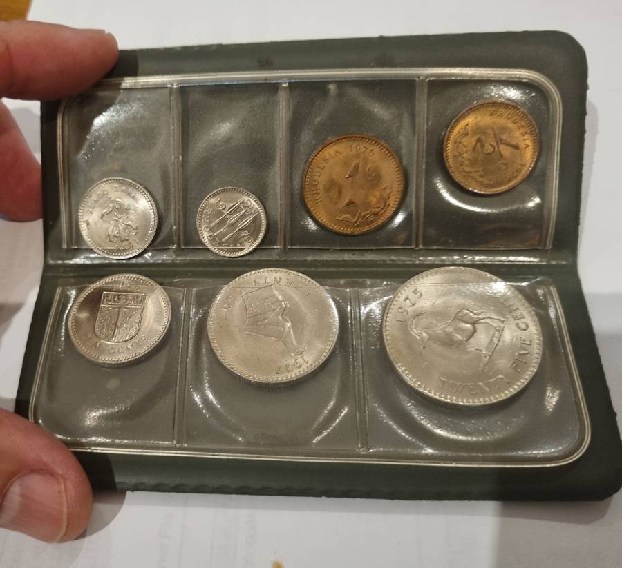 COINS OF  RHODESIA SET