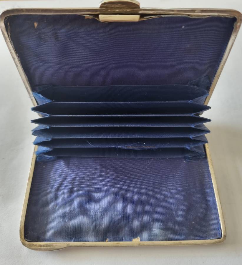 STERLING SILVER ANTIQUE CALLING CARD CASE