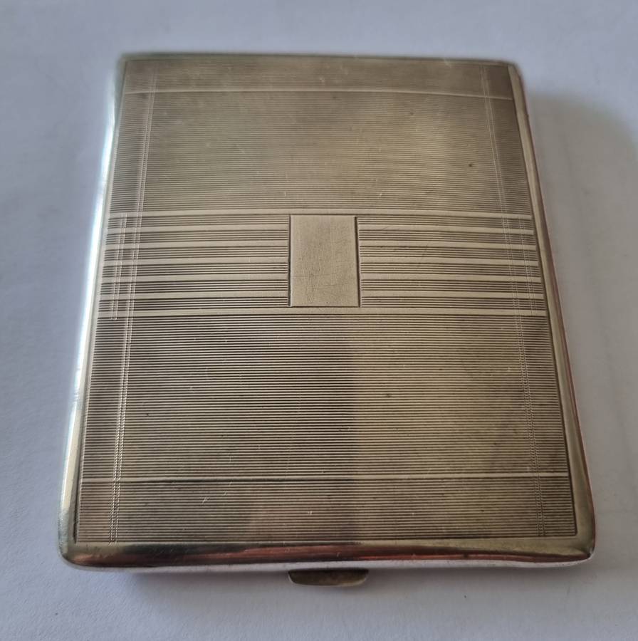 STERLING SILVER ANTIQUE CIGARETTE CASE