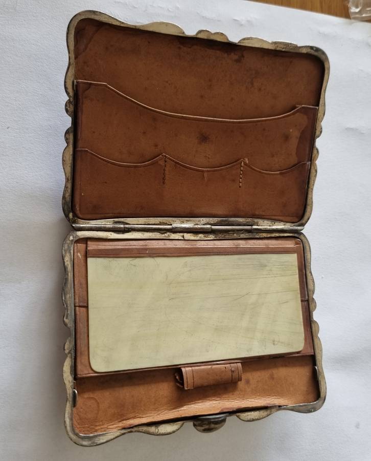 STERLING SILVER ANTIQUE CALLING CARD CASE