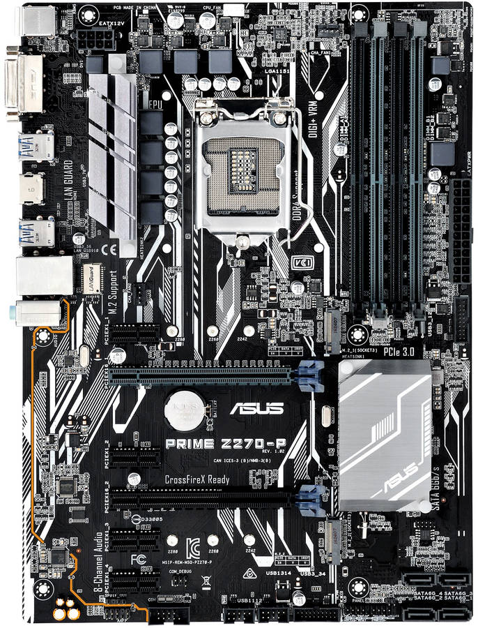 Asus PRIME Z270-P Socket 1151 motherboard