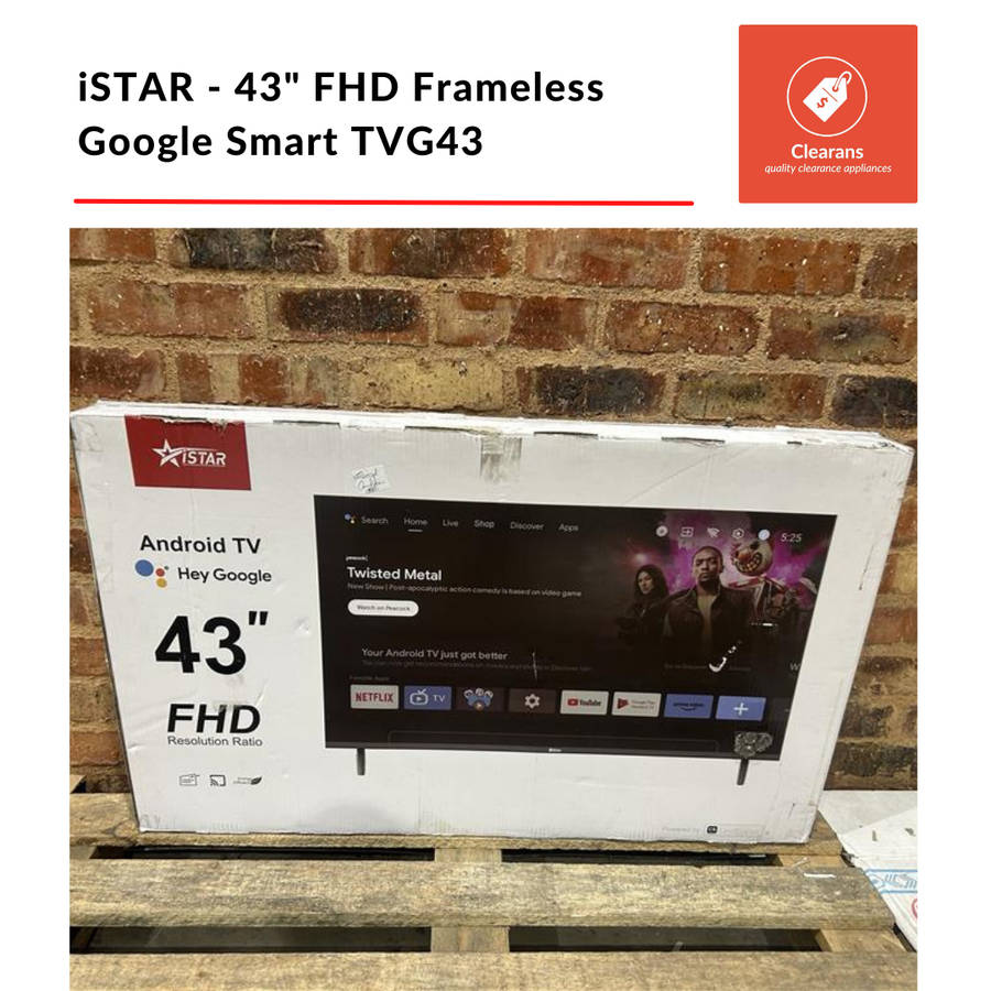 iSTAR - 43" FHD Frameless Google Smart TV (Android 11.0)