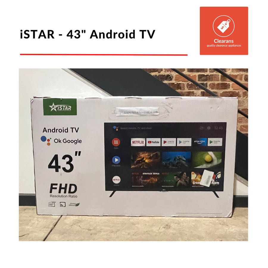 iSTAR - 43" Full HD Frameless Google Smart TV(Android 11.0)