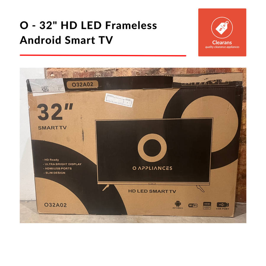 O - 32" HD LED Analogue TV