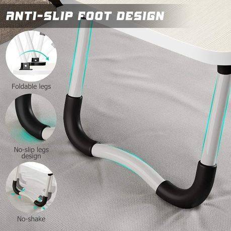 Pink Trade Kite Foldable Laptop & Snack Table, Multi-Purpos with Cup, Tab Holder