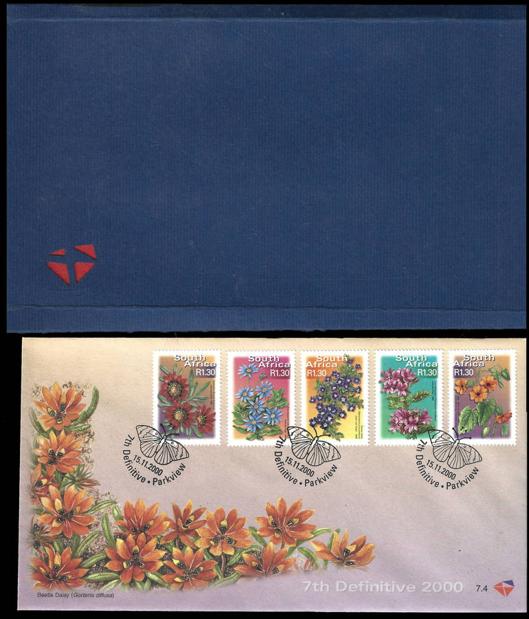 7th Def Signed Set of F.D.C'S In Blue Post Office Folder