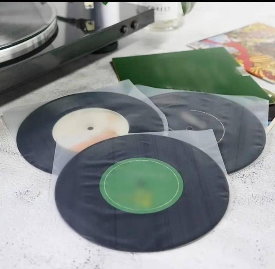 Anti-Static Vinyl Record Inner Sleeves 7" 50pc