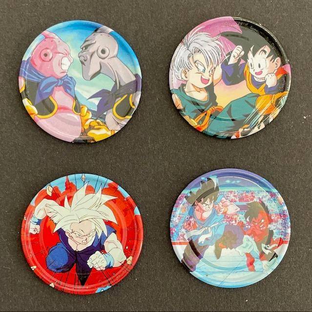 Dragon Ball Z Metal Tazo's x 4 - Great condition! 2003