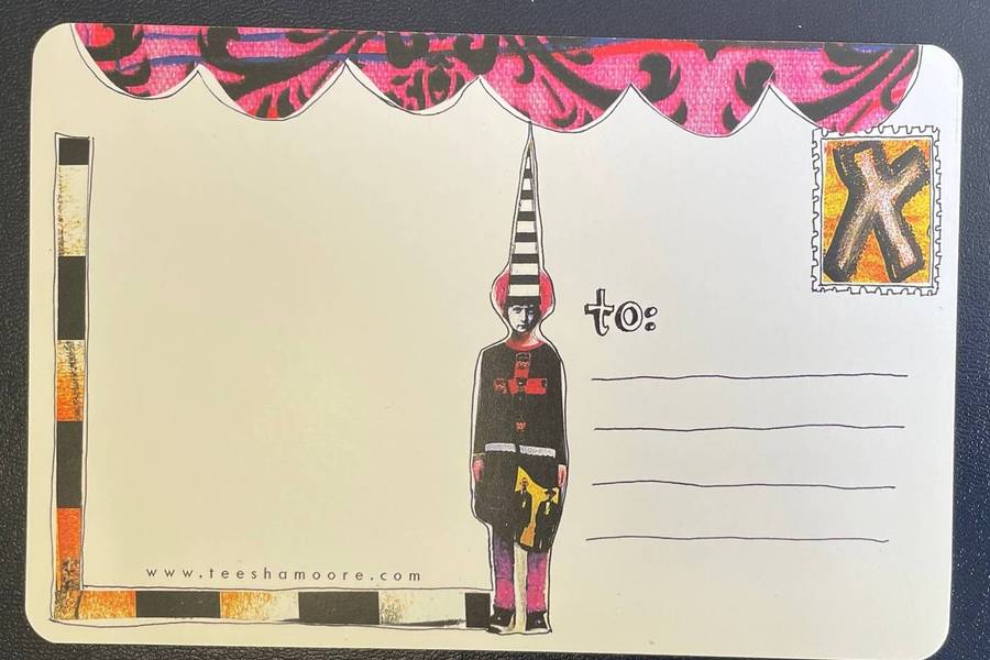 Postcard - Fantabulous, art postcard by Teesha Moore - unused. USA