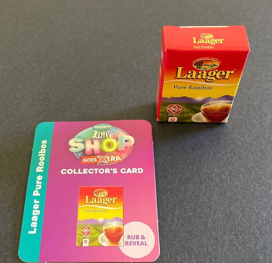 Checkers mini's 2024 - ROOIBOS TEA - Scratch and smell - and card.