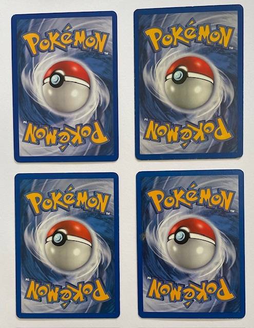 Pokémon Trading Cards x 4. NUMEL 69/97, RHYHORN 61/64, CUBONE 72/141 + MAREEP 93/147