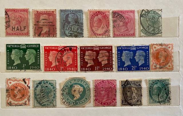 Thematic stamps - QUEEN VICTORIA - mixed stamp lot.