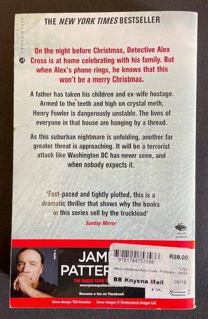 JAMES PATTERSON -  MERRY CHRISTMAS  ALEX CROSS