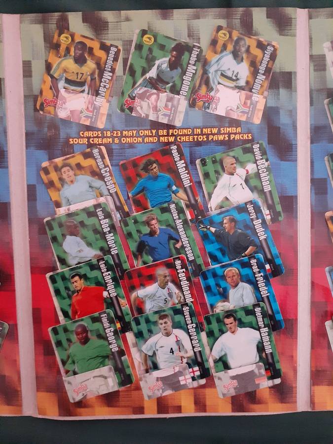 2001 COMPLETE SIMBA WORLD SOCCER ICONS TAZO ALBUM!