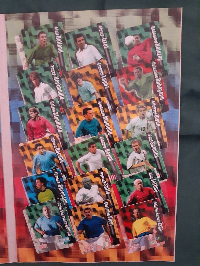 2001 COMPLETE SIMBA WORLD SOCCER ICONS TAZO ALBUM!