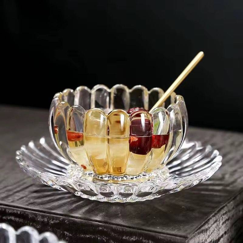 Burraaq Trading 6 pcs Dessert Bowl Set & Plate Set