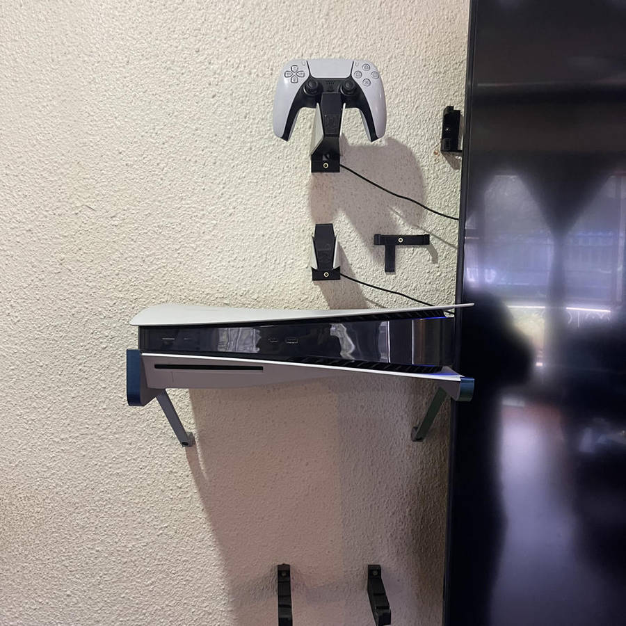 PS5 Disc Edition Console Horizontal Wall Brackets