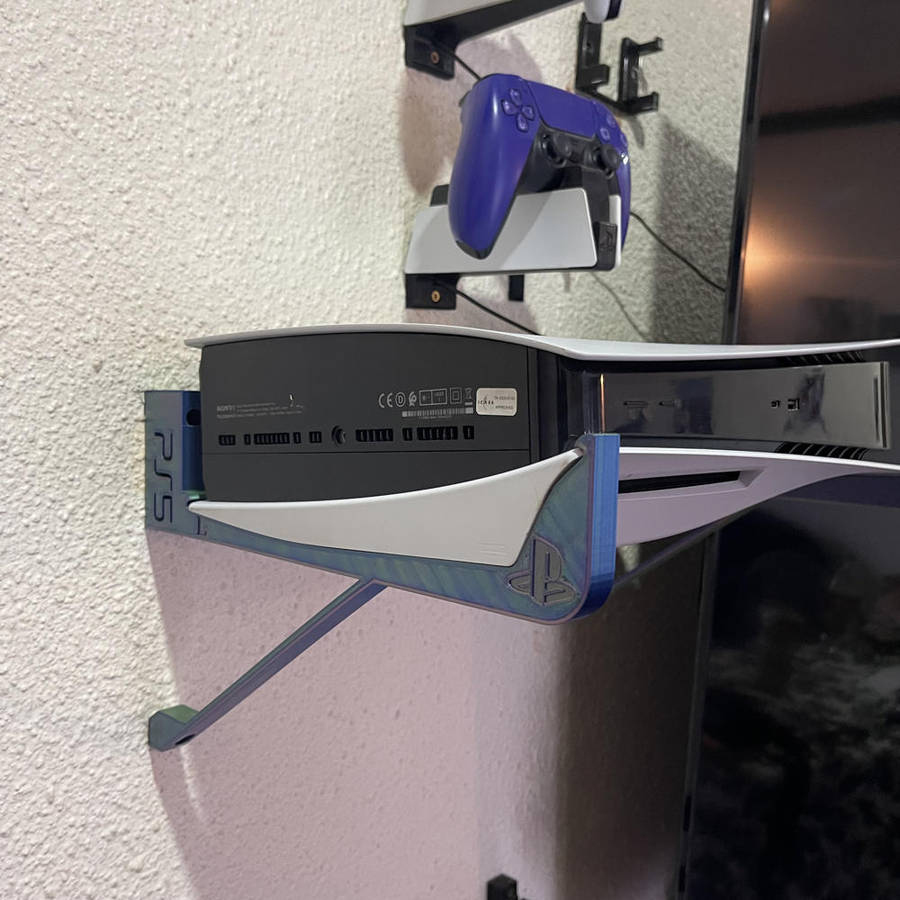 PS5 Disc Edition Console Horizontal Wall Brackets