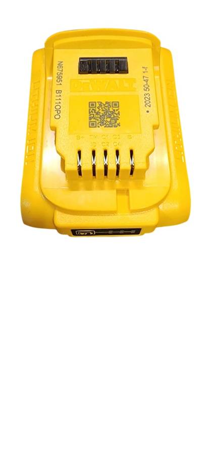 DE WALT 18V XR 2.0AH BATTERY LITHIUM ION SLIDE BATTERY PACK.