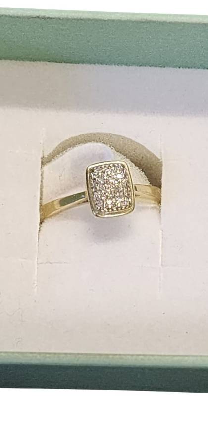 9CT NWJ GOLD RING.