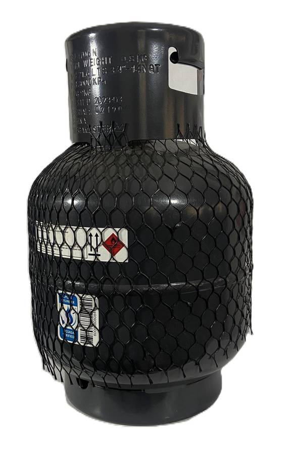 3 Panel Gas Heater with Regulator & Wheels - Goldair - GGH-42BA, with empty Gaz Cylinders 9kg