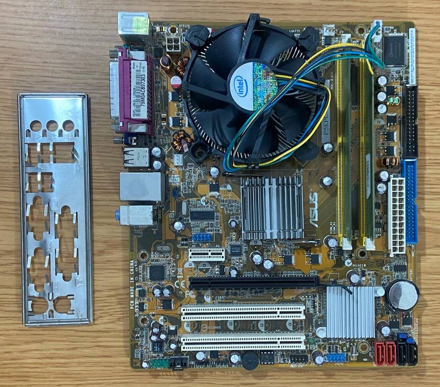 Motherboard, CPU, RAM Combo - Asus P5KPL-VM/S Motherboard, Intel Core 2 Duo 755, 2GB DDR2