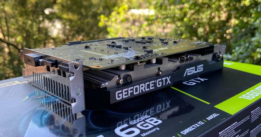 Asus NVIDIA GTX 1660 Super 6GB GDDR6 - 1408 CUDA cores 192-bit Gaming GeForce