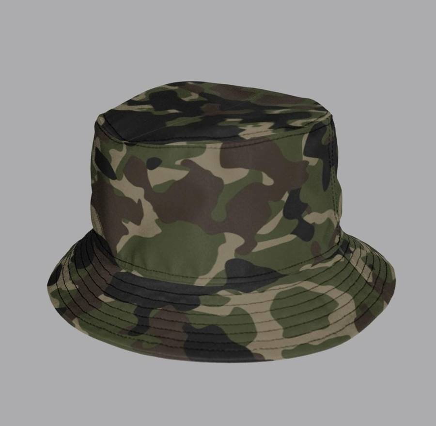 Bucket Hat Camouflage Woodland Camo Headwear - R45