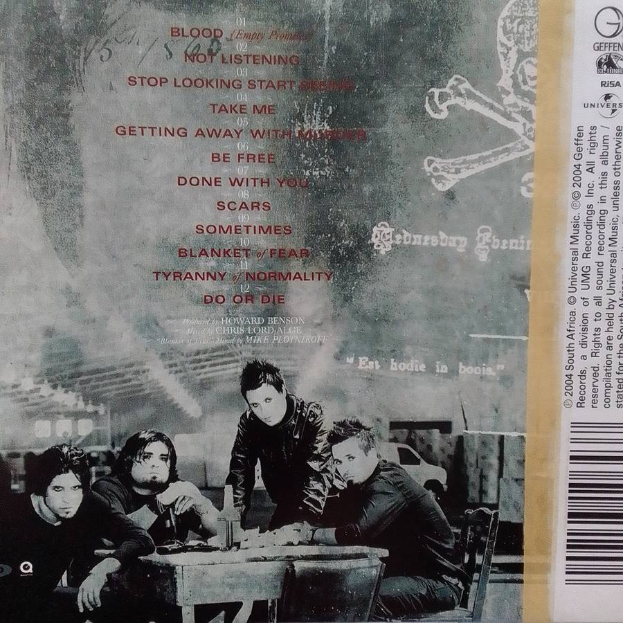 Papa Roach (CD) Getting Away With Murder