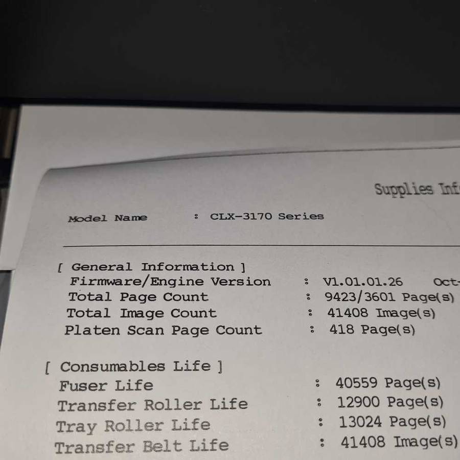 Samsung CLX-3175 Color printer