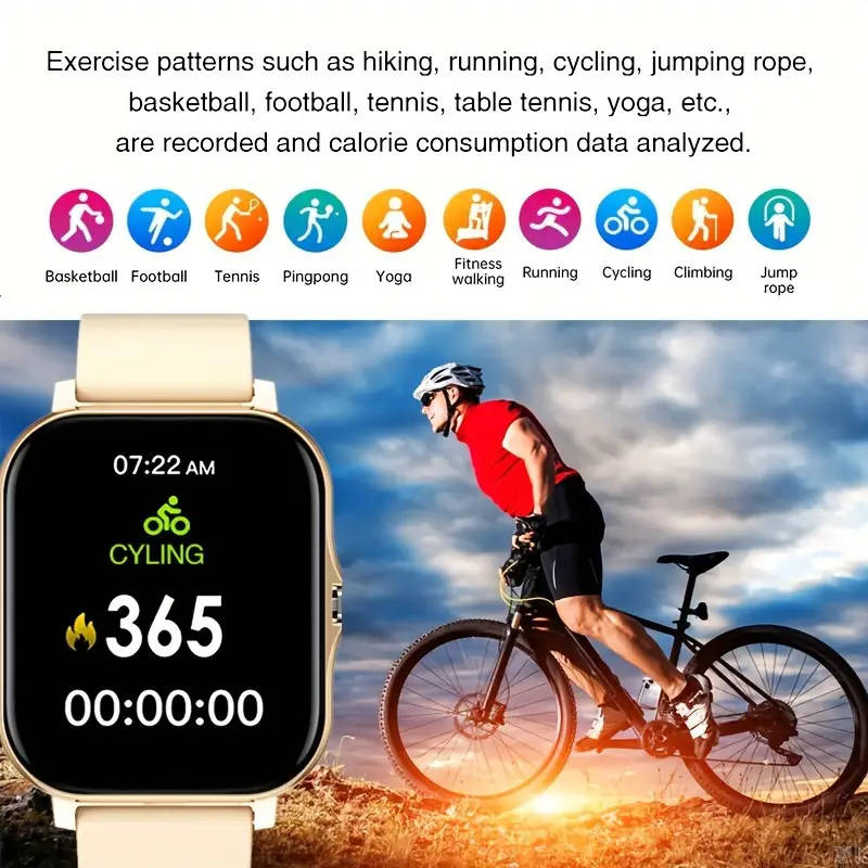 GTsw smart watch with heart rate, HbP, Blood oxygen and many more functions