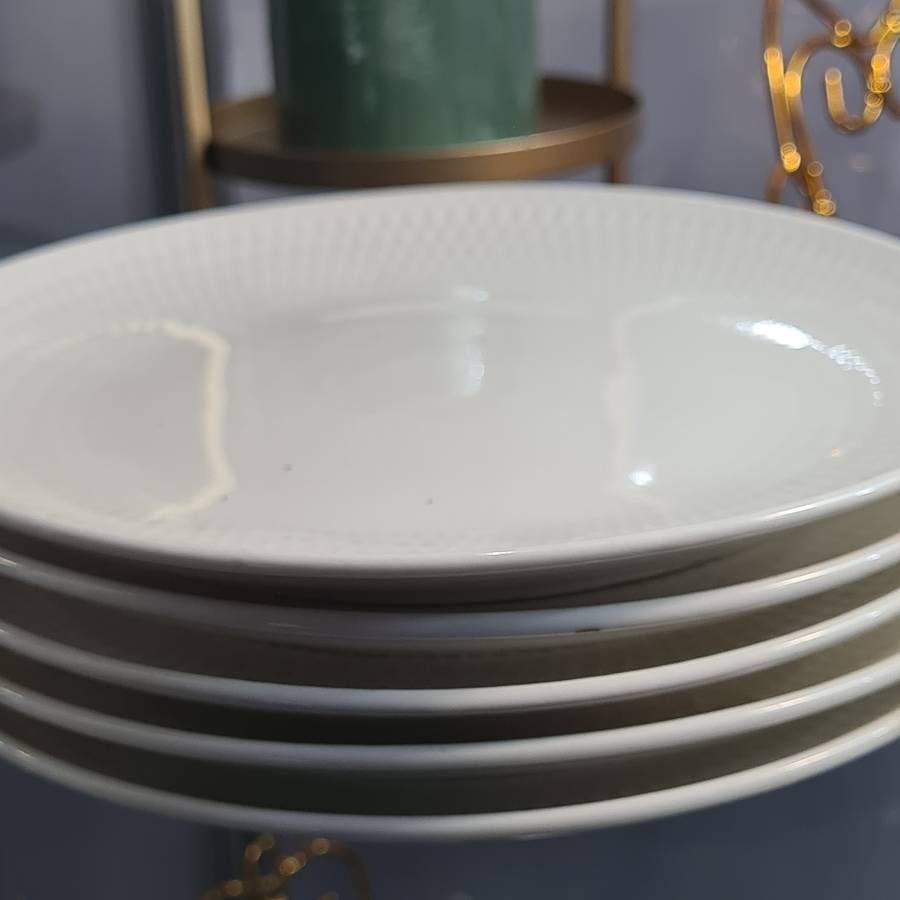 Maxwell $ Williams White Basics Diamonds Side Plates x 5