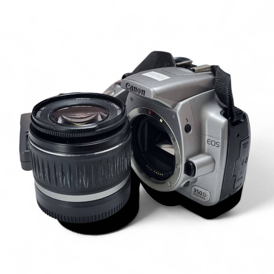 Canon Dslr Camera with original charger, battery and Canon EF-S 1855mm f/3.55.6 kit lens.
