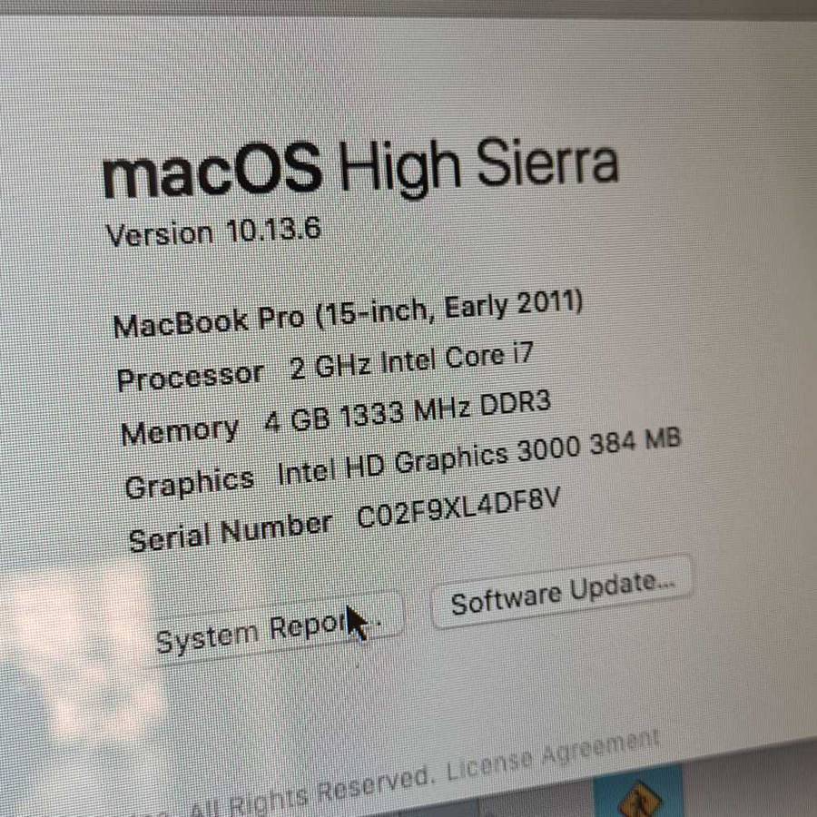 MacBook Pro (15-inch, Early 2011)