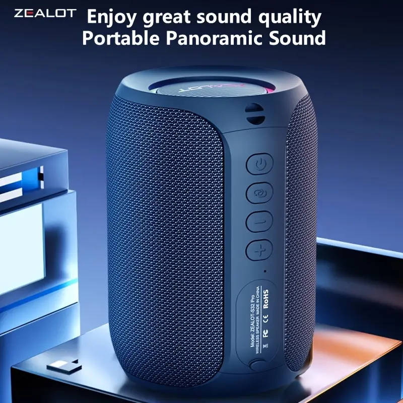 ZEALOT S32Pro 15W Wireless Speaker (Blue color)