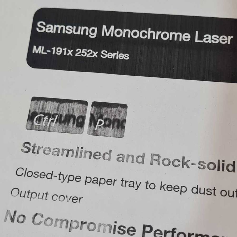 Samsung ML 1910 fast Mono laserjet printer